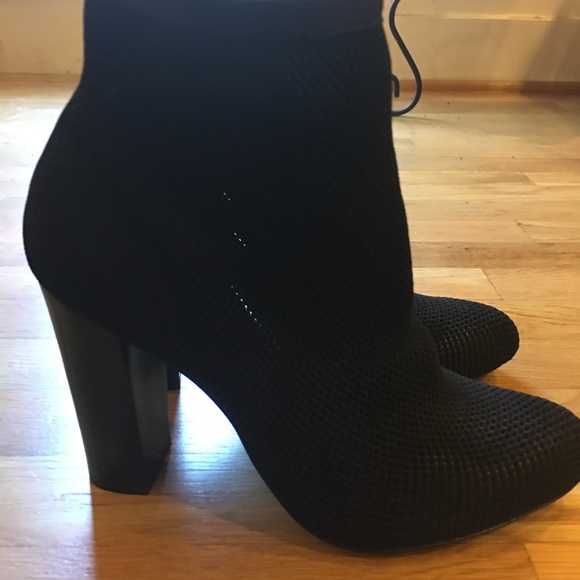 Alexander Wang Black Mesh Booties Size 40 - Picture 2 of 5